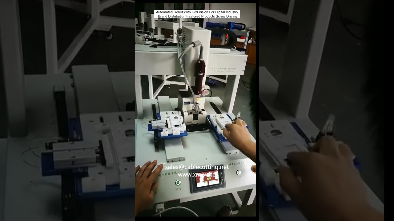 Robô Automatizado com Visão CCD para Indústria Digital – Parafusadeira Inteligente de Alta Precisão