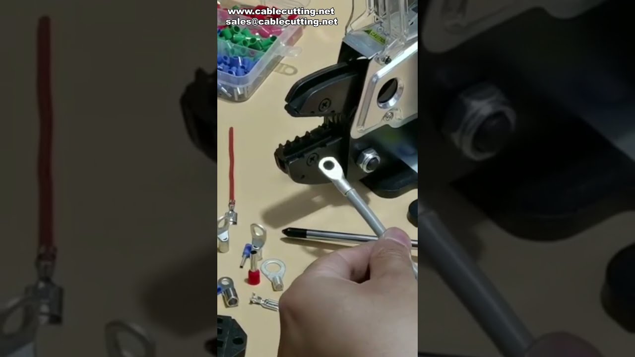 Máquina de Crimpagem Pneumática 5ND: Crimpagem Rápida e Eficiente para Múltiplos Terminais #fábrica