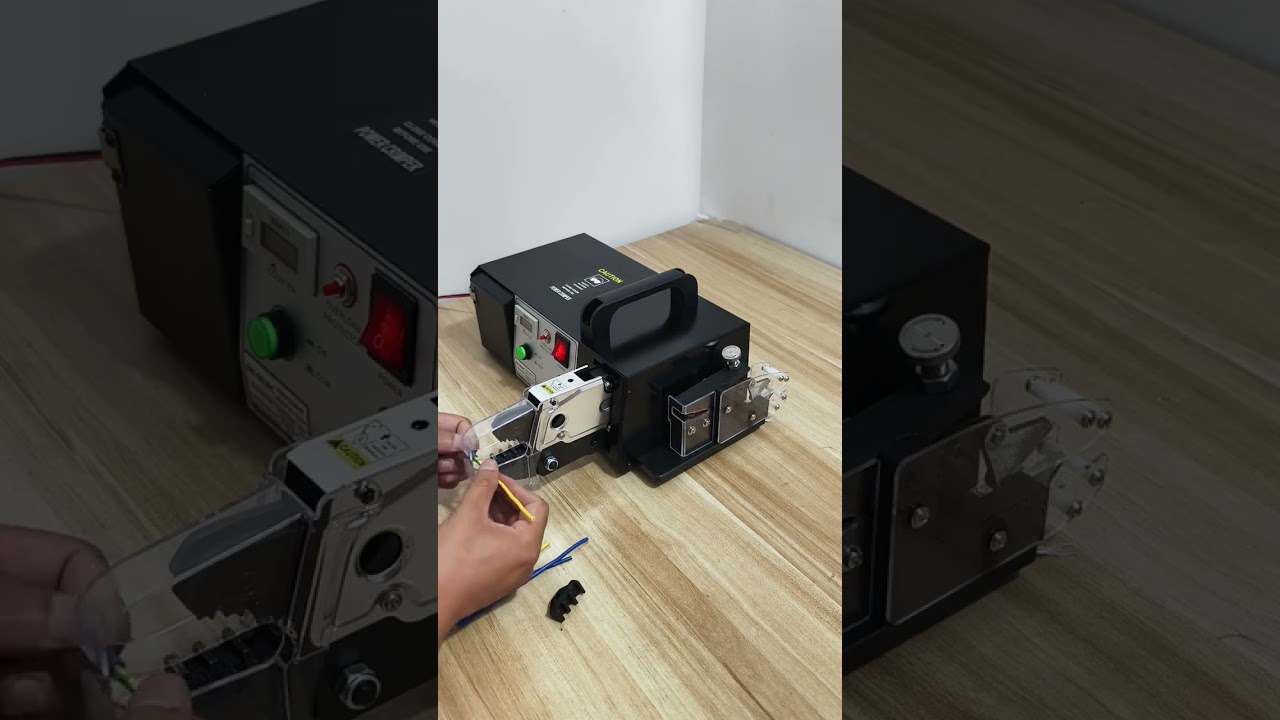 Máquina de Crimpagem de Terminais Elétricos: Solução Prática para Automação de Fábrica #fábrica #máquina