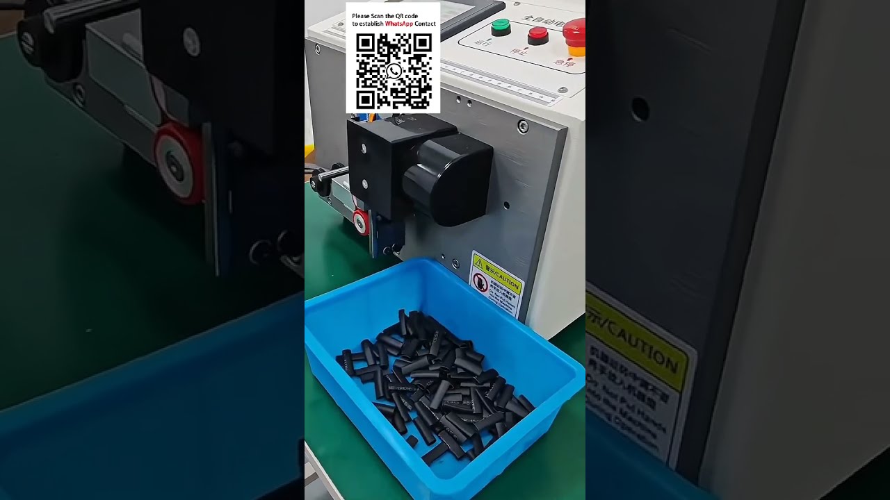 Cortador Automático Computadorizado para Tubos Termoencolhíveis Redondos e Planos
