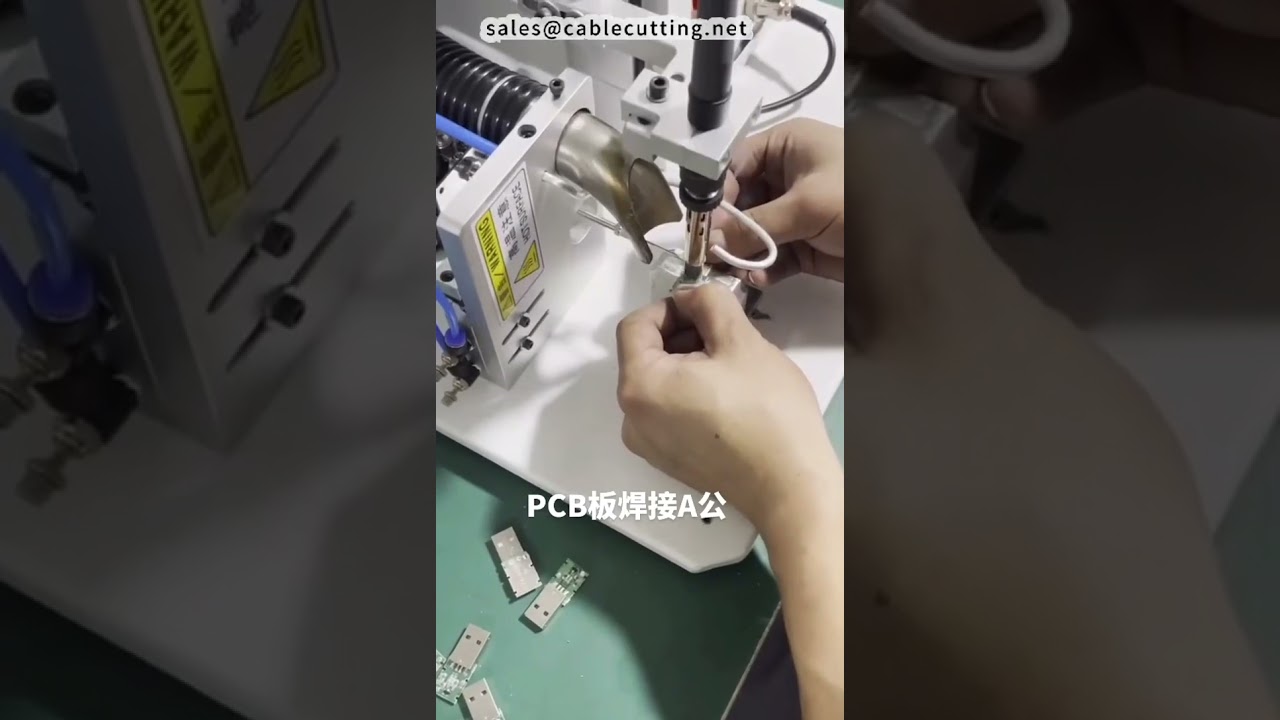 Máquina de Solda e Equipamentos para Chicotes Elétricos - Demonstração