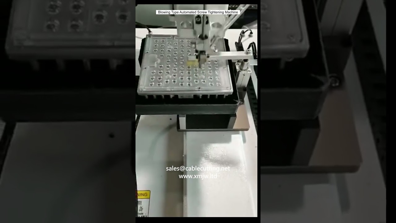 Máquina Automática de Apertar Parafusos Tipo Sopro – Alta Velocidade e Precisão