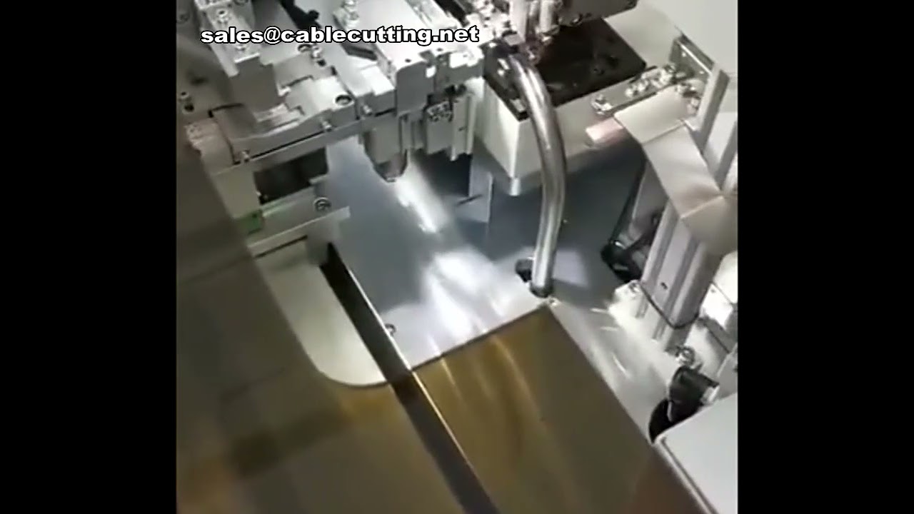Máquina de Decapagem de Cabos Paralelos | Processamento de Cabos Ribbon e Crimpagem de Fios Ramificados