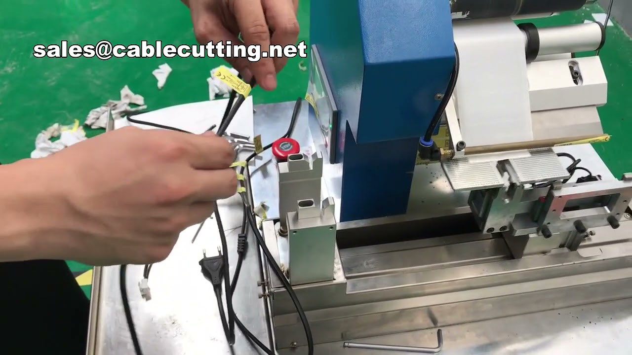 Máquina de Etiquetagem de Fios e Cabos | Identificação Automática Eficiente