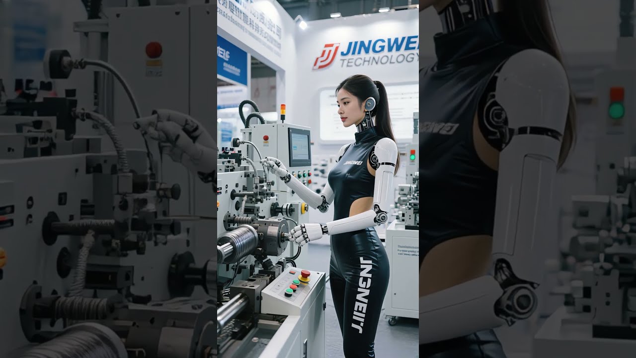 Robô Beauty em ação: demonstração de máquina de processamento automático de cabos #máquina #cabo #fábrica #fio #cnc