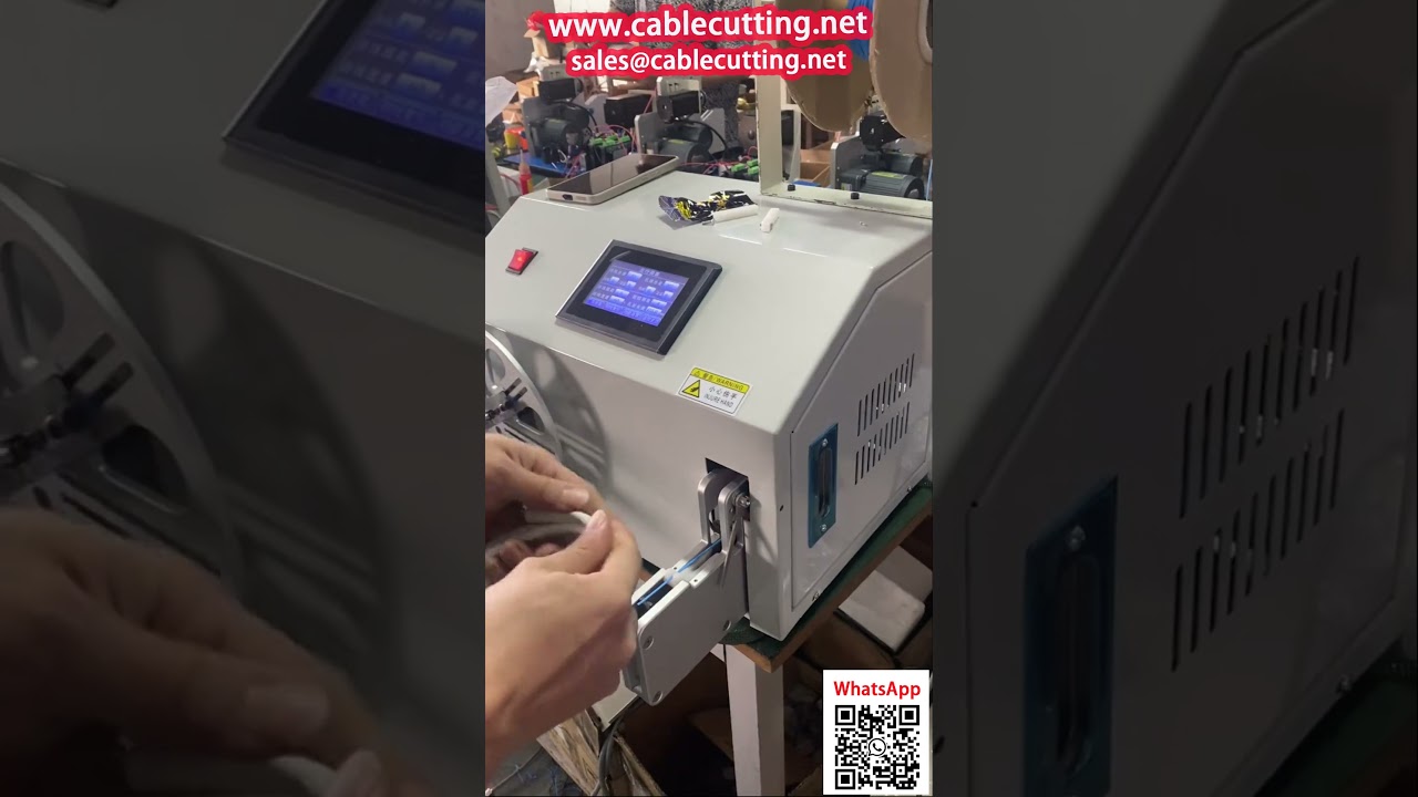 Máquina Automática de Enrolar e Amarrar Fios – Alta Eficiência Industrial