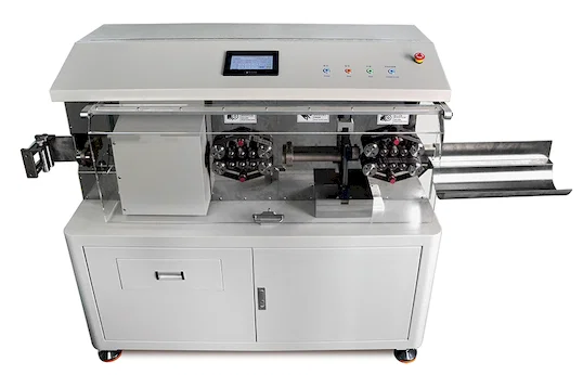 Máquina Automática de Cortar e Descascar Cabo Coaxial WPM-9935 - Máquina de Corte e Descascamento de Fios