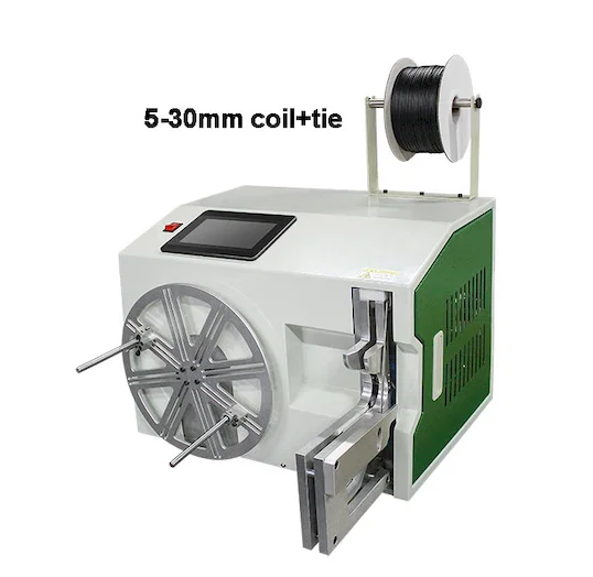 Máquina Automática de Rebobinar e Amarrar Fios WPM-212A - Máquina de Enrolamento e Amarração de Cabos