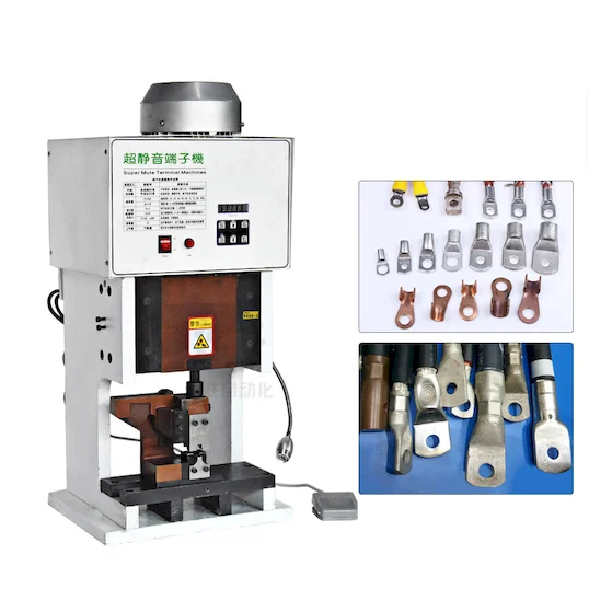 Máquina Silenciosa de Crimpar Terminais WPM-8000S - Máquina de Crimpar Terminais