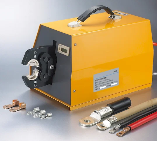 Máquina Pneumática de Crimpar Terminais WPM-300L - Máquina de Crimpar Semiautomática