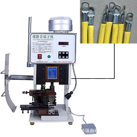 Máquina Semiautomática Silenciosa de Crimpar Terminais WPM-3000S - Máquina de Crimpar Terminais