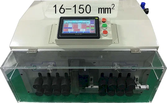 Máquina Robusta de Descascar Fios WPM-09MAX3 150mm2 - Máquina de Corte e Descascamento de Fios